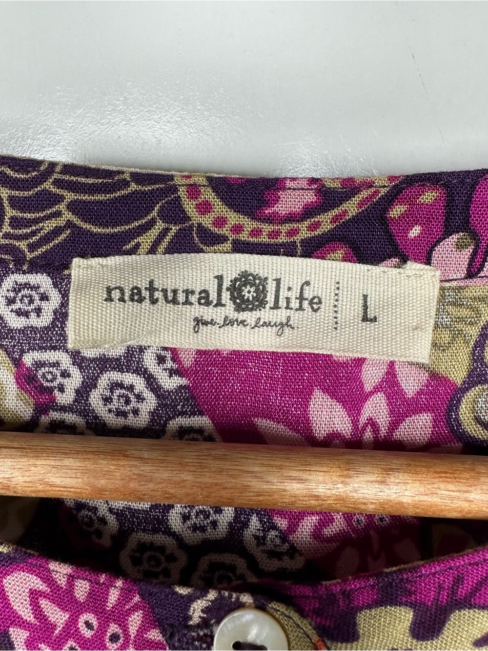 Natural Life Boho Tunic Mini Dress Floral Size L - Picture 5 of 9